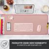 Коврик для мышки Logitech Desk Mat Studio Series Darker Rose (956-000053) - изображение 2