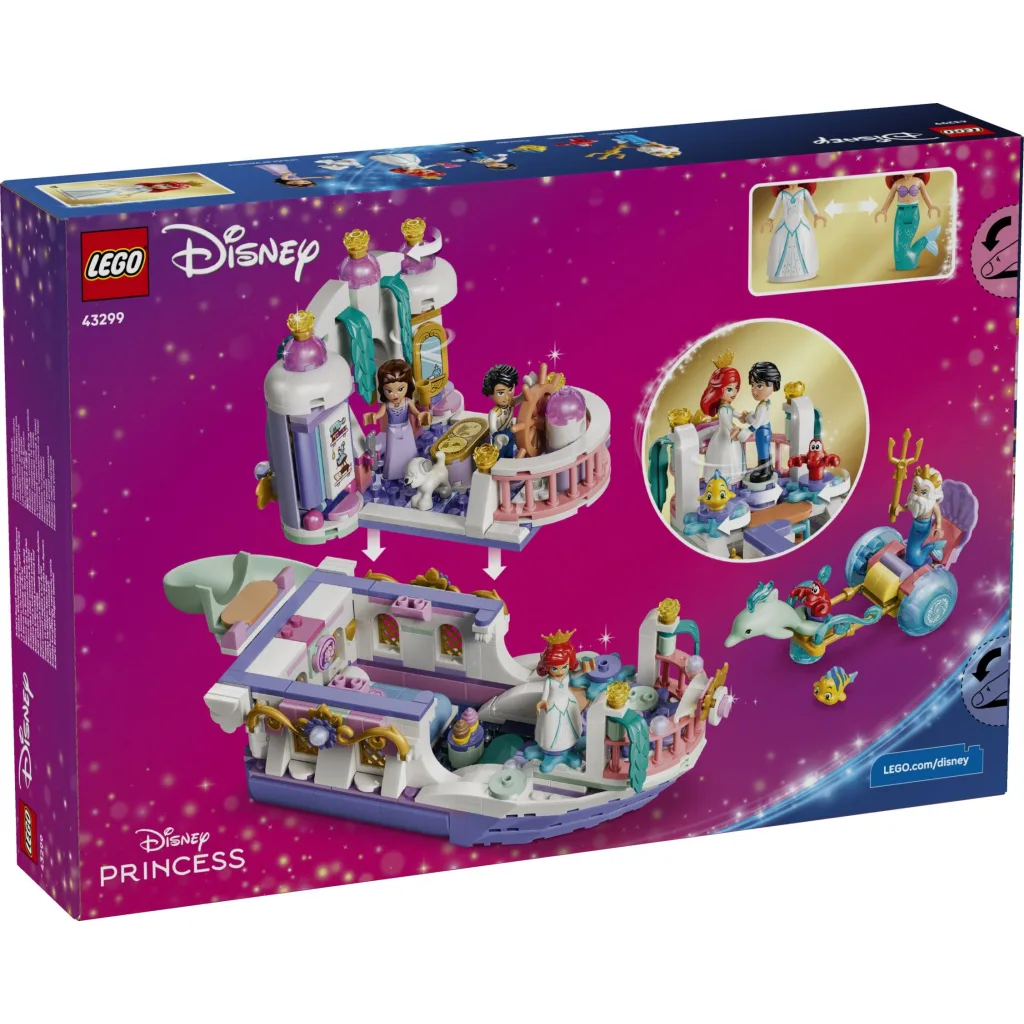 Конструктор LEGO Disney Princess Королевская свадебная лодка Ариэль ...