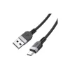Дата кабель USB 2.0 AM to USB-C 1.0m silicone X109 Energy black HOCO (6942007636247)