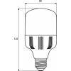 Лампочка EUROELECTRIC Plastic 20W E27 4000K 220V (LED-HP-20274(P)) - изображение 3