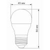 Лампочка Videx G45e 3.5W E27 3000K (VL-G45e-35273) - изображение 3