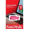 USB флеш накопичувач SanDisk 16GB Cruzer Blade Pink USB 2.0 (SDCZ50C-016G-B35PE) - изображение 2