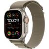 Смарт-годинник Apple Watch Ultra 2 GPS + Cellular, 49mm Titanium Case with Olive Alpine Loop - Small (MREX3UL/A) - изображение 1