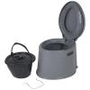Біотуалет Bo-Camp Portable Toilet 7 Liters Grey (5502800) - изображение 3