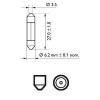 Автолампа Philips 3W (12818 CP) - изображение 3