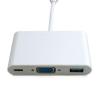 Порт-реплікатор Extradigital USB Type-C to VGA/USB 3.0/Type-C (0.15m) (KBV1690) - изображение 2