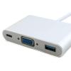 Порт-реплікатор Extradigital USB Type-C to VGA/USB 3.0/Type-C (0.15m) (KBV1690) - изображение 5