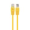 Патч-корд 1м UTP cat 6 CCA yellow Cablexpert (PP6U-1M/Y) - изображение 1