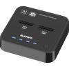 Док-станція для накопичувачів Maiwo 2*SATA M.2 SSD Key B/B+M USB 3.1 Gen1 Type-C (K3016SG1) - изображение 1