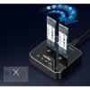 Док-станція для накопичувачів Maiwo 2*SATA M.2 SSD Key B/B+M USB 3.1 Gen1 Type-C (K3016SG1) - изображение 4