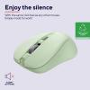Мышка Trust Mydo Silent Wireless Green (25042) - изображение 5