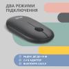 Мишка 2E MF300 Silent Wireless/Bluetooth Graphite Black (2E-MF300WBK) - изображение 5