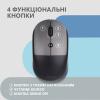 Мишка 2E MF218 Silent Wireless/Bluetooth Black/Grey (2E-MF218WBG) - изображение 4