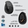 Мышка Logitech Lift Vertical Ergonomic Wireless/Bluetooth for Business Graphite (910-006494) - изображение 6