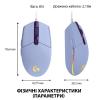 Мышка Logitech G102 Lightsync Lilac (910-005854) - изображение 8