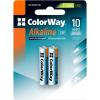 Батарейка ColorWay AAA LR03 Alkaline Power (щелочные) * 2 blister (CW-BALR03-2BL) - изображение 1