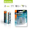 Батарейка ColorWay AAA LR03 Alkaline Power (щелочные) * 2 blister (CW-BALR03-2BL) - изображение 2