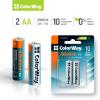 Батарейка ColorWay AA LR6 Alkaline Power (лужні) * 2 blister (CW-BALR06-2BL) - изображение 2