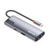 Порт-реплікатор ColorWay Docking Station USB-C 6-в-1 Type C PD 100W/USB3.0х3/HDMI 4К/RJ45 (CW-HUB02) - изображение 1