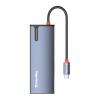 Порт-реплікатор ColorWay Docking Station USB-C 6-в-1 Type C PD 100W/USB3.0х3/HDMI 4К/RJ45 (CW-HUB02) - изображение 7