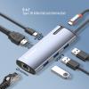 Порт-реплікатор ColorWay Docking Station USB-C 6-в-1 Type C PD 100W/USB3.0х3/HDMI 4К/RJ45 (CW-HUB02) - изображение 10