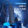 Концентратор Vention USB 3.1 Type-C to 3xUSB 2.0+MicroUSB+RJ45 100M Ethernet black (TGOBB) - изображение 2