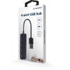 Концентратор Gembird USB 2.0 4 ports black (UHB-U2P4-06) - изображение 3
