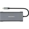Концентратор PowerPlant USB-C to 2xUSB 3.0, 1xUSB 2.0, 1xType-C (PD), HDMI, SD, RJ45 (CA913497) - изображение 1