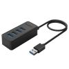 Концентратор Orico USB 3.0 4 ports (W5P-U3-100-BK-PR) (CA911264) - изображение 1