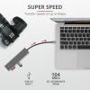 Концентратор Trust HALYX FAST 3USB+CARD READER USB-C ALUMINIUM (24191_TRUST) - изображение 8