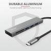 Концентратор Trust HALYX FAST 3USB+CARD READER USB-C ALUMINIUM (24191_TRUST) - изображение 10