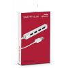 Концентратор Speedlink SNAPPY SLIM USB Hub, 4-Port, USB 2.0, Passive, White (SL-140000-WE) - изображение 3