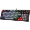 Клавиатура GamePro MK120B LED Red Switches USB Black (MK120R) - изображение 3