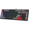 Клавіатура GamePro MK120B LED Blue Switches USB Black (MK120B) - изображение 3