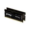 Модуль пам'яті для ноутбука SoDIMM DDR4 16GB (2x8GB) 3200 MHz Fury Impact Kingston Fury (ex.HyperX) (KF432S20IBK2/16) - изображение 1
