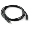 Кабель мультимедийный 3.5mm M to 3.5mm F 1.8 m Vinga (VCPDCJ35MF1.8BK)