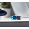 USB флеш накопичувач Kingston 64GB DataTraveler 80 M USB-C 3.2 Blue/Black (DT80M/64GB) - изображение 5