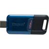 USB флеш накопичувач Kingston DataTraveler 80 M Blue/Black (DT80M/128GB) - изображение 3