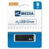 USB флеш накопичувач Verbatim 8GB MyMedia Black USB 2.0 (69260) - изображение 4