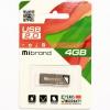 USB флеш накопичувач Mibrand 4GB Stingray Grey USB 2.0 (MI2.0/ST4U5G) - изображение 2