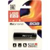 USB флеш накопитель Mibrand 8GB Grizzly Black USB 2.0 (MI2.0/GR8P3B) - изображение 2