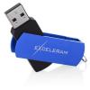 USB флеш накопичувач eXceleram 64GB P2 Series Blue/Black USB 2.0 (EXP2U2BLB64) - изображение 3