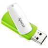 USB флеш накопичувач Apacer 16GB AH335 Green/White USB 2.0 (AP16GAH335G-1) - изображение 2