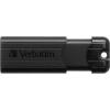 USB флеш накопичувач Verbatim 64GB PinStripe Black USB 3.0 (49318) - изображение 1