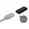 Перехідник Lapara Micro USB Male to USB 3.1 Type-C Female black (LA-MaleMicroUSB-TypeC-Female black) - изображение 2