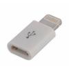 Переходник Lightning to Micro USB Lapara (LA-Lightning-MicroUSB-adaptor white) - изображение 1