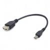 Дата кабель OTG USB 2.0 AF to Micro 5P 0.15m Cablexpert (A-OTG-AFBM-03) - изображение 1