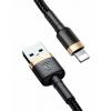 Дата кабель USB 2.0 AM to Lightning 2.0m 1.5A gold-black Baseus (CALKLF-CV1) - изображение 1