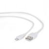 Дата кабель USB 2.0 AM to Lightning 0.1m Cablexpert (CC-USB2-AMLM-W-0.1M) - изображение 1