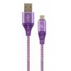 Дата кабель USB 2.0 Micro 5P to AM Cablexpert (CC-USB2B-AMmBM-1M-PW) - изображение 1